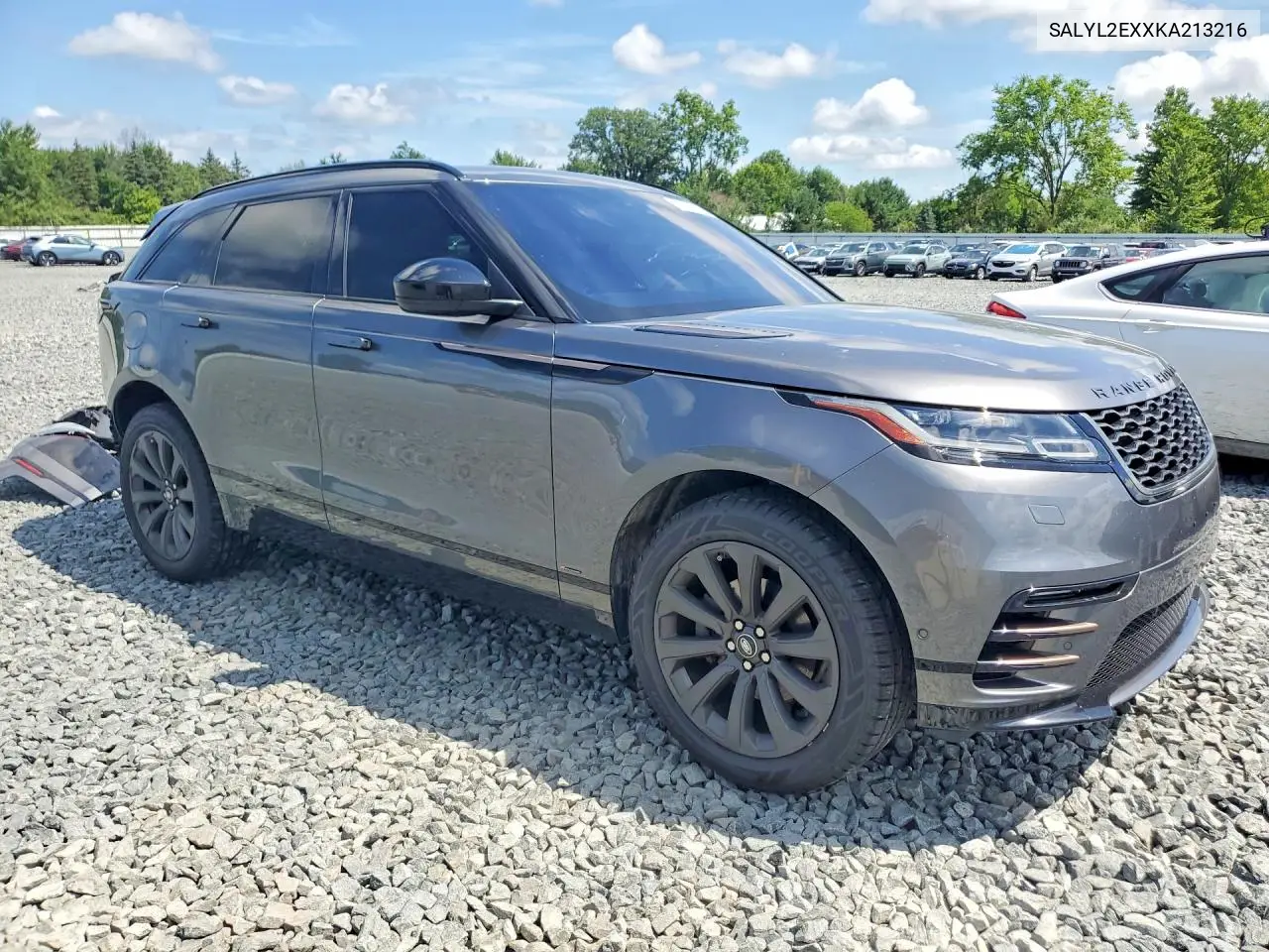 2019 Land Rover Range Rover Velar R-Dynamic Se VIN: SALYL2EXXKA213216 Lot: 59854806