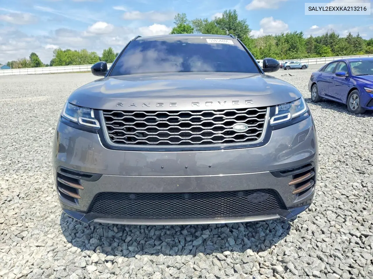 2019 Land Rover Range Rover Velar R-Dynamic Se VIN: SALYL2EXXKA213216 Lot: 59854806