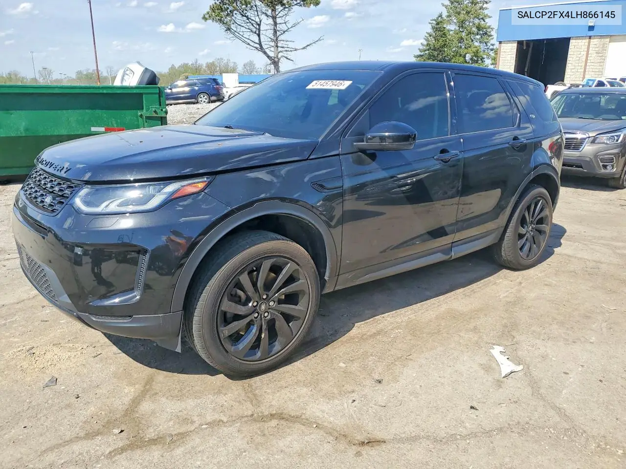 2020 Land Rover Discovery Sport Se VIN: SALCP2FX4LH866145 Lot: 51457946