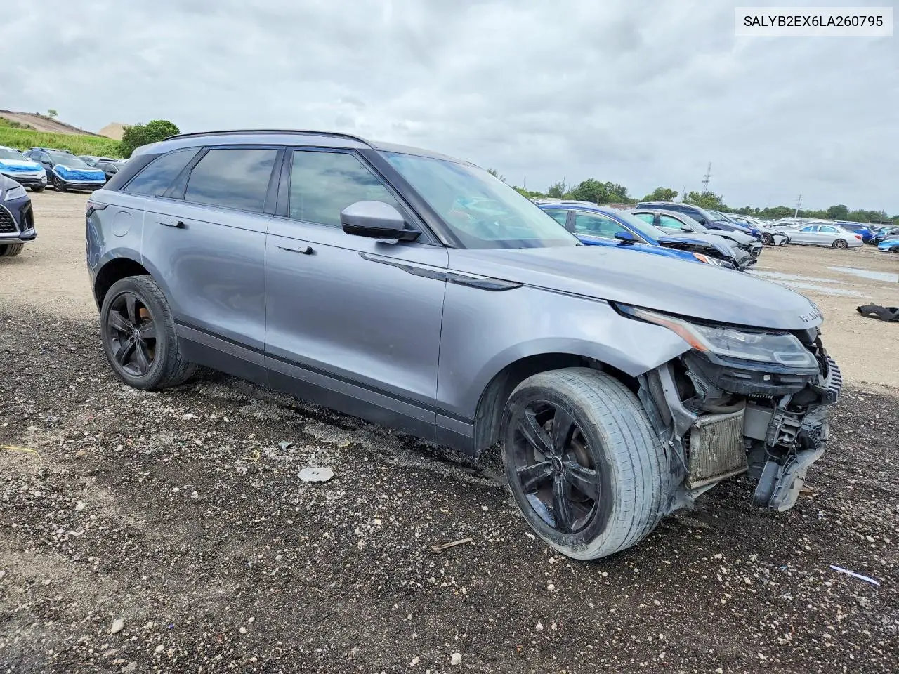 2020 Land Rover Range Rover Velar S VIN: SALYB2EX6LA260795 Lot: 51481976