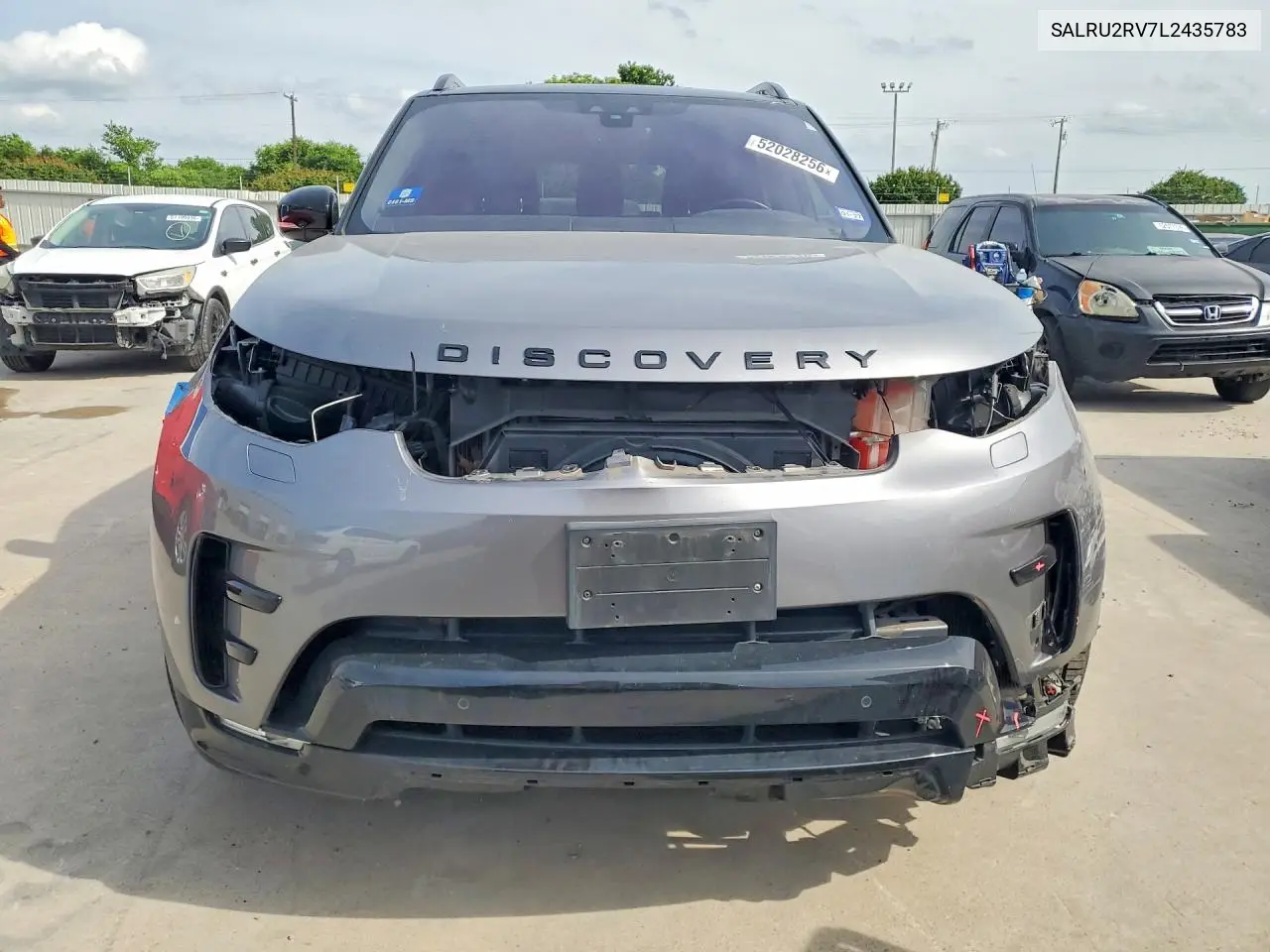 2020 Land Rover Discovery Landmark VIN: SALRU2RV7L2435783 Lot: 52028256