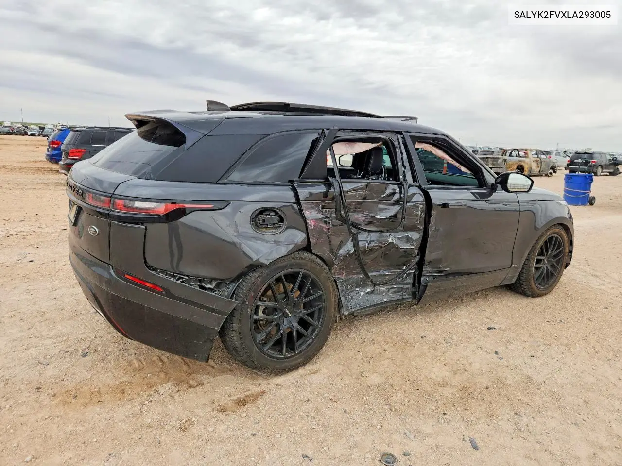 2020 Land Rover Range Rover Velar R-Dynamic S VIN: SALYK2FVXLA293005 Lot: 52424906