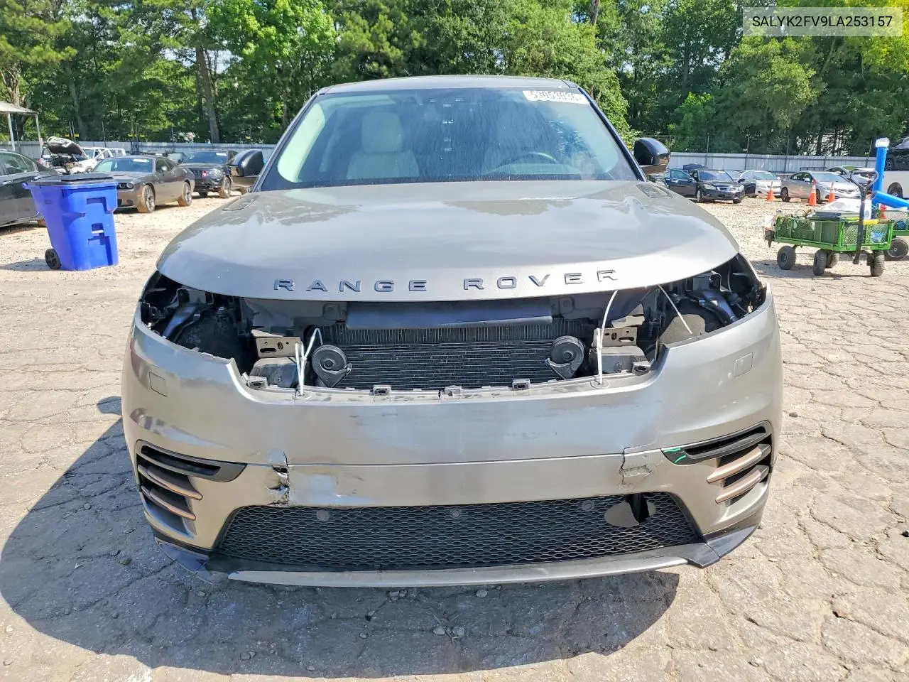 2020 Land Rover Range Rover Velar R-Dynamic S VIN: SALYK2FV9LA253157 Lot: 53053036