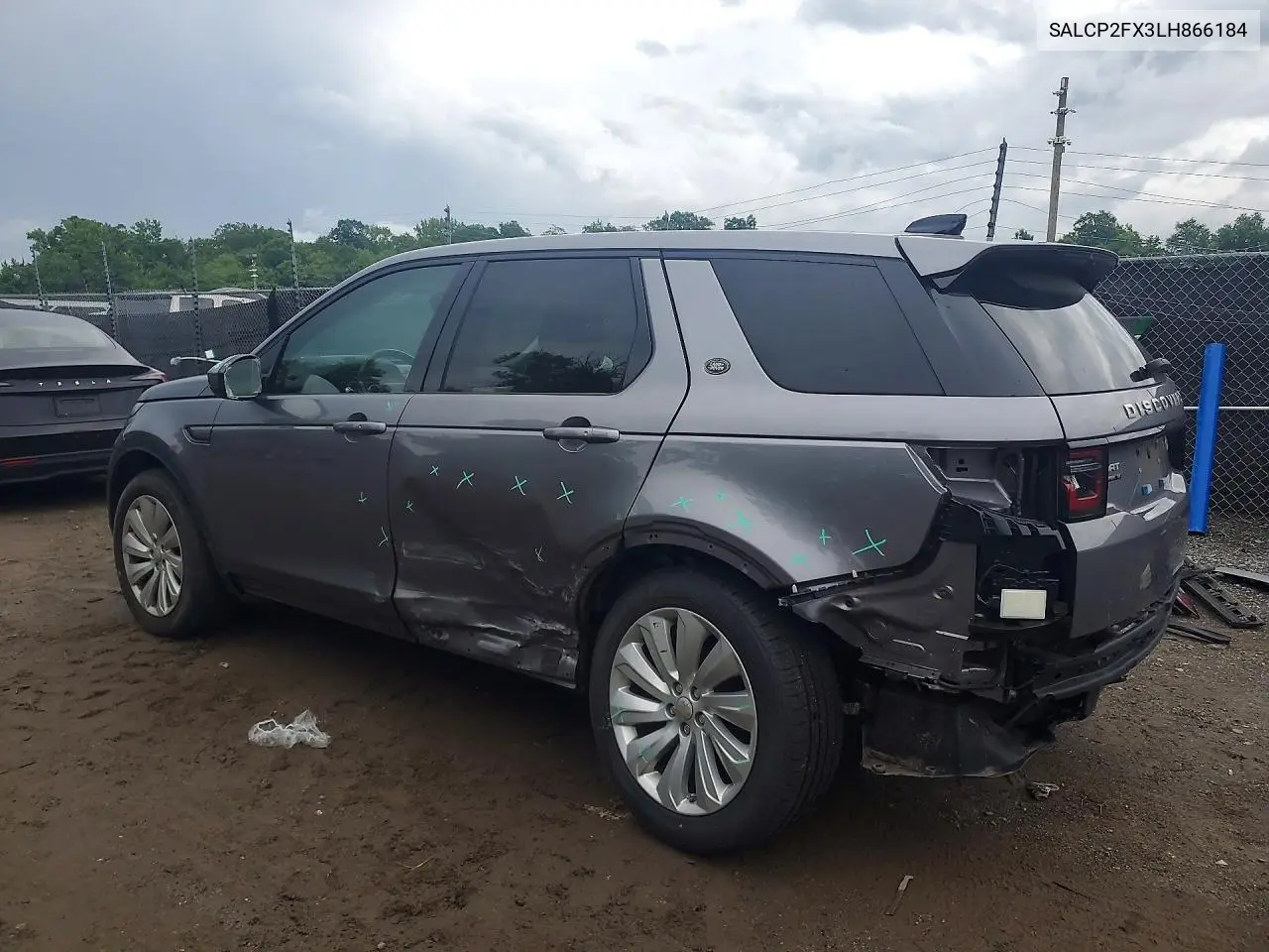 2020 Land Rover Discovery Sport Se VIN: SALCP2FX3LH866184 Lot: 53261996