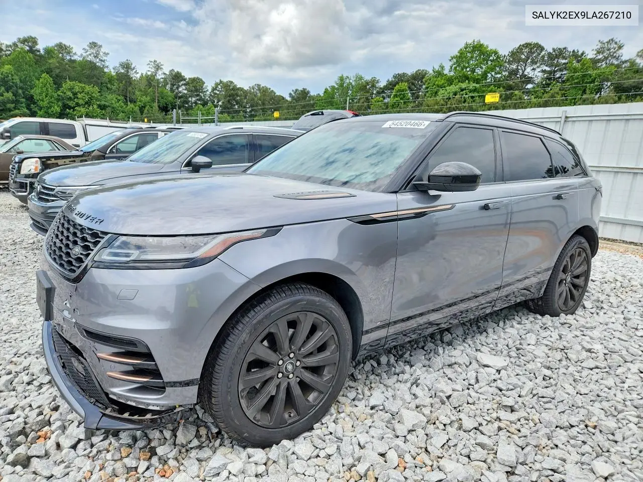 2020 Land Rover Range Rover Velar R-Dynamic S VIN: SALYK2EX9LA267210 Lot: 54520466