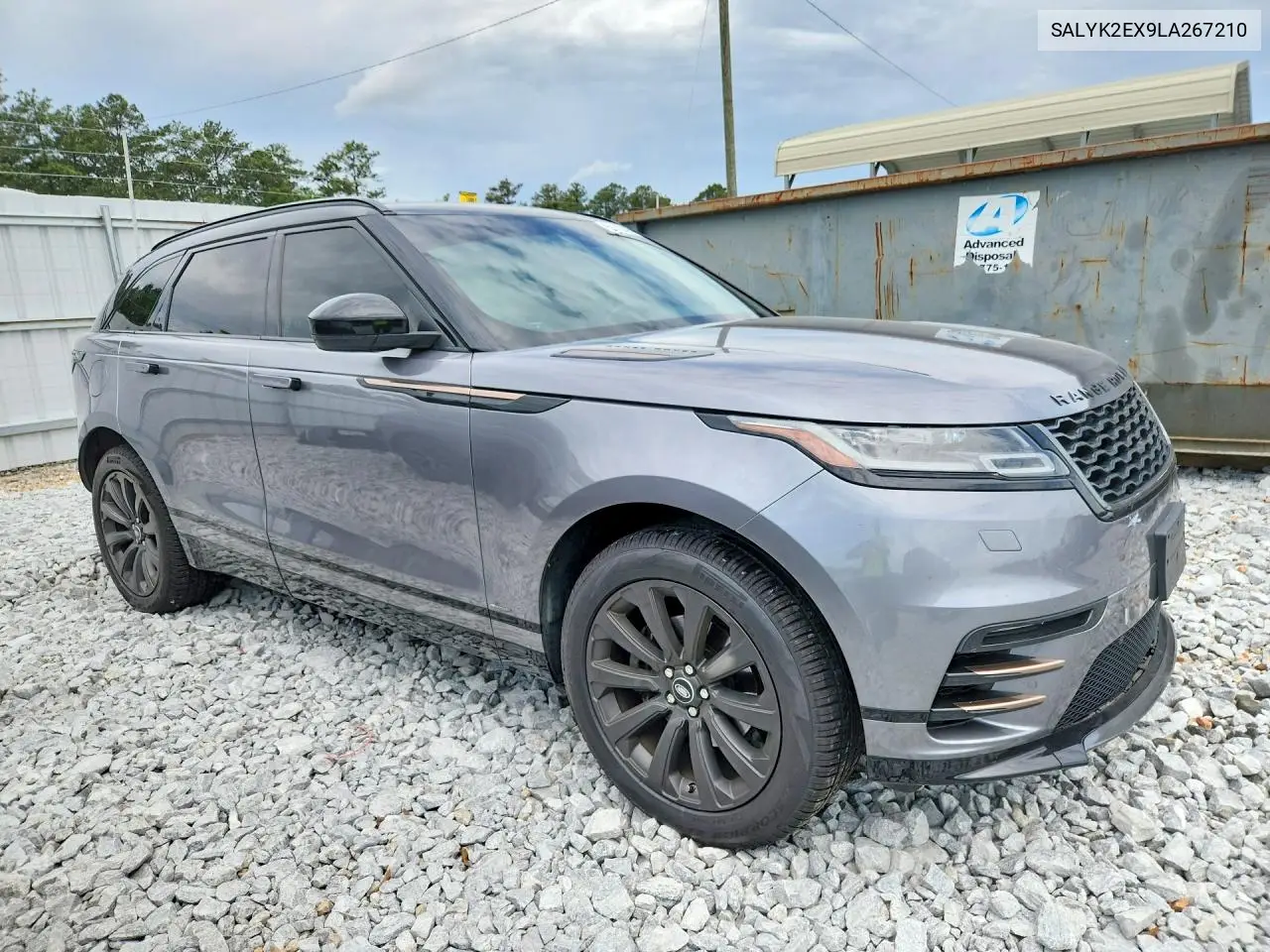 2020 Land Rover Range Rover Velar R-Dynamic S VIN: SALYK2EX9LA267210 Lot: 54520466