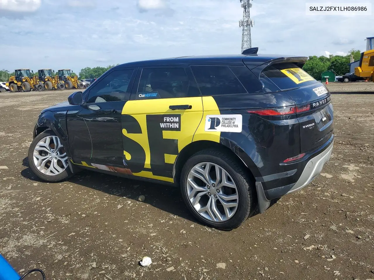 2020 Land Rover Range Rover Evoque S VIN: SALZJ2FX1LH086986 Lot: 54870706