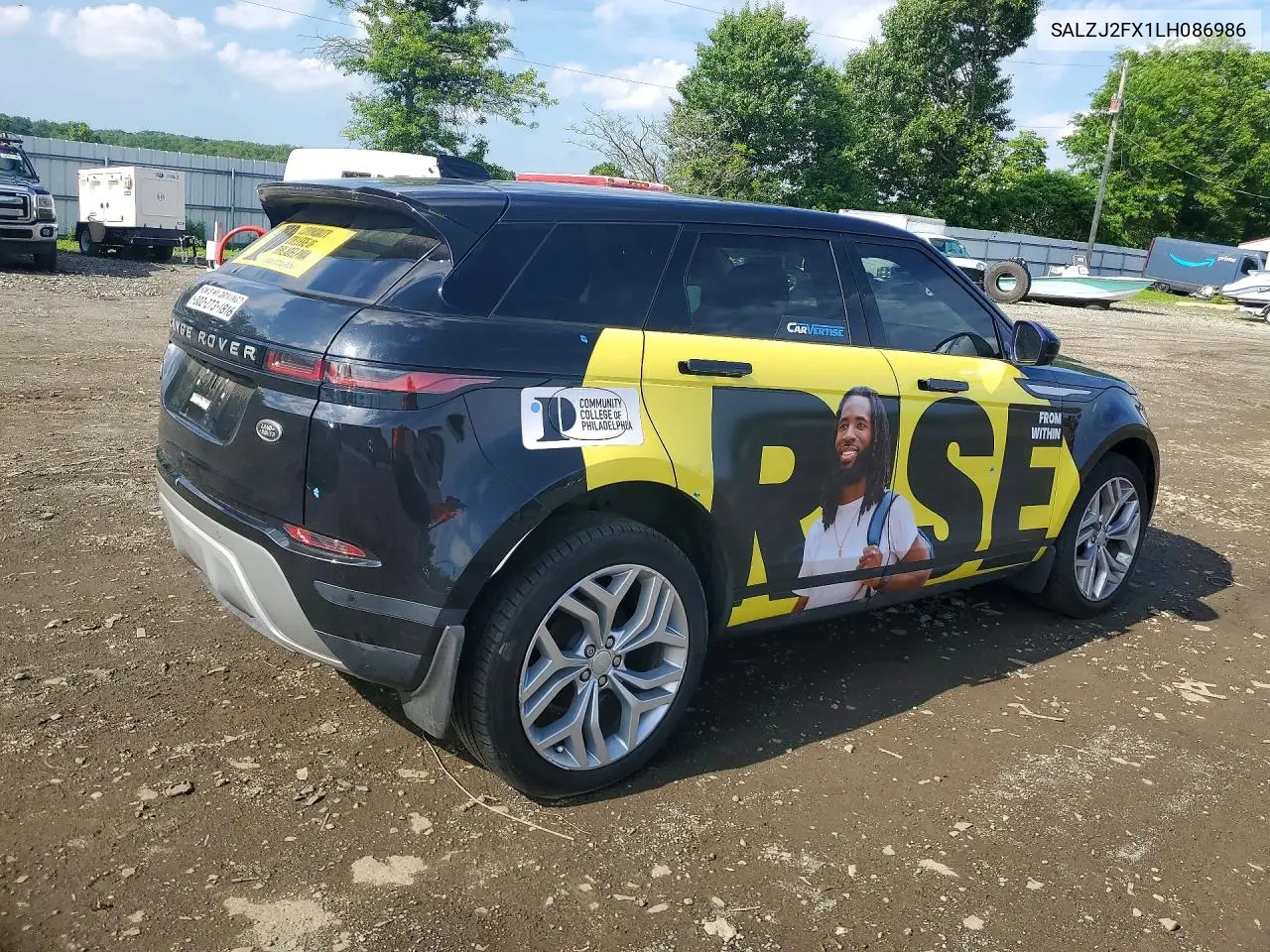 2020 Land Rover Range Rover Evoque S VIN: SALZJ2FX1LH086986 Lot: 54870706