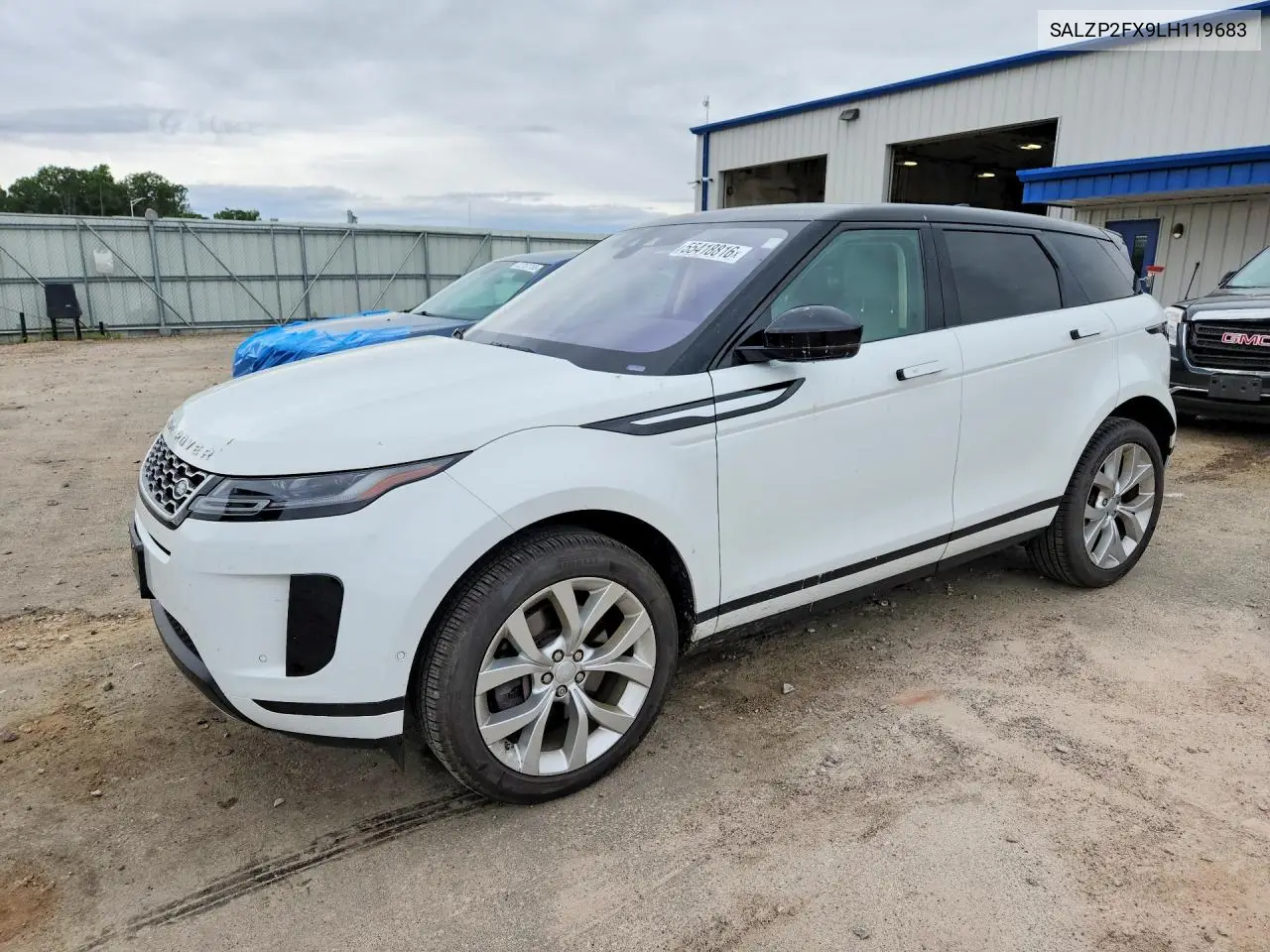 2020 Land Rover Range Rover Evoque Se VIN: SALZP2FX9LH119683 Lot: 55418816