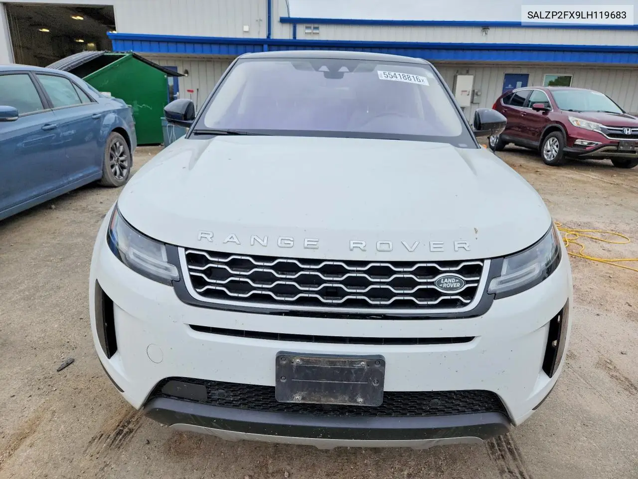 2020 Land Rover Range Rover Evoque Se VIN: SALZP2FX9LH119683 Lot: 55418816