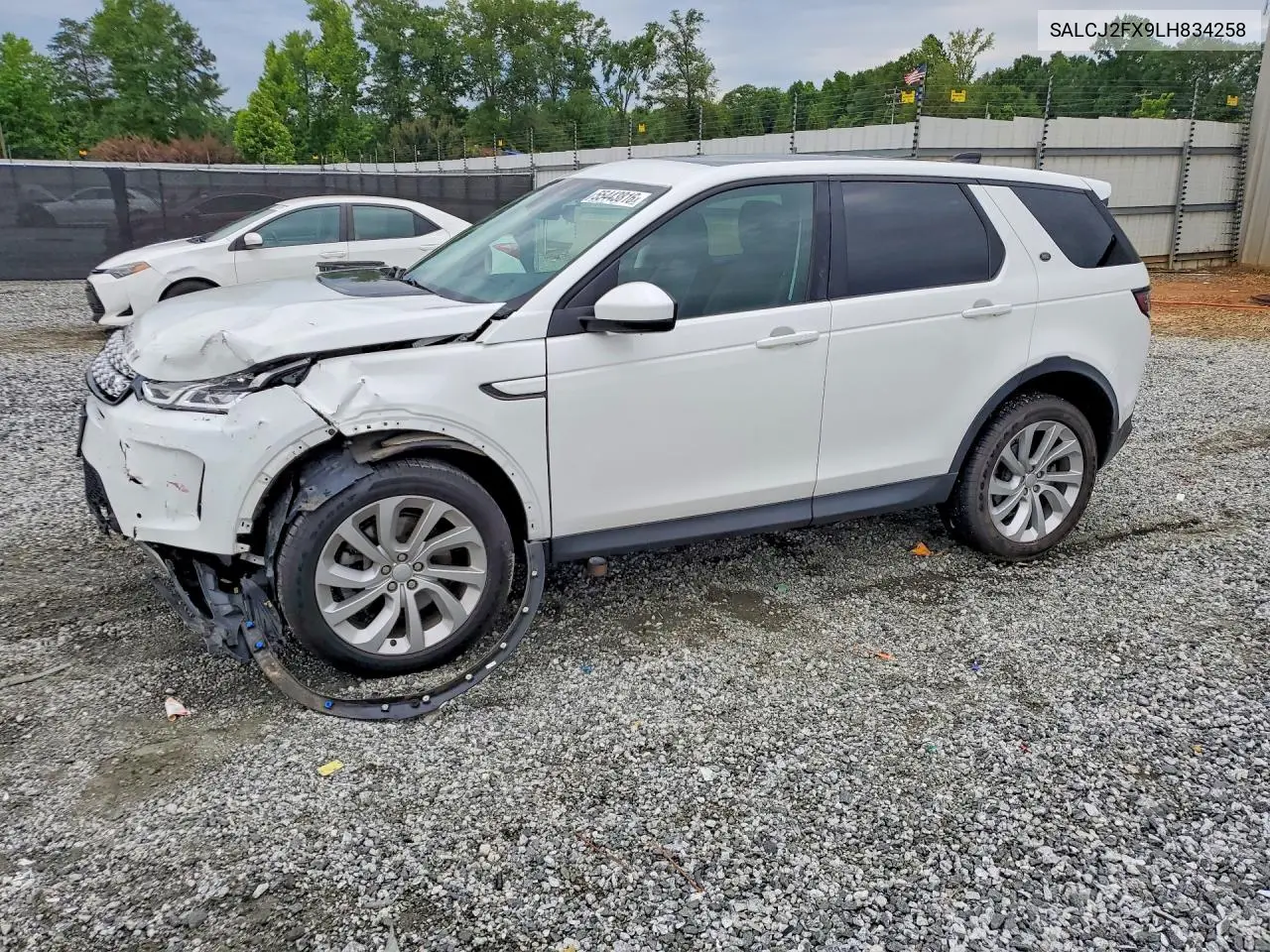2020 Land Rover Discovery Sport S VIN: SALCJ2FX9LH834258 Lot: 55443816