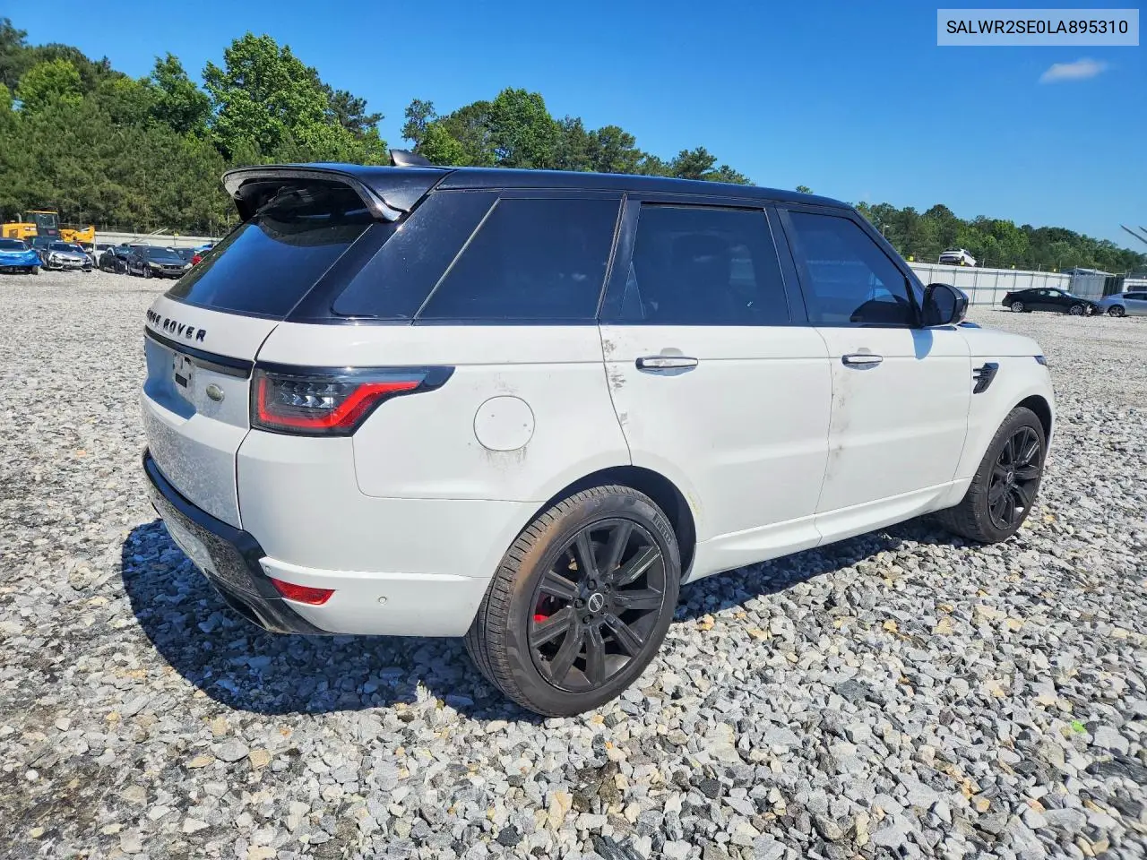 2020 Land Rover Range Rover Sport P525 Hse VIN: SALWR2SE0LA895310 Lot: 55734116