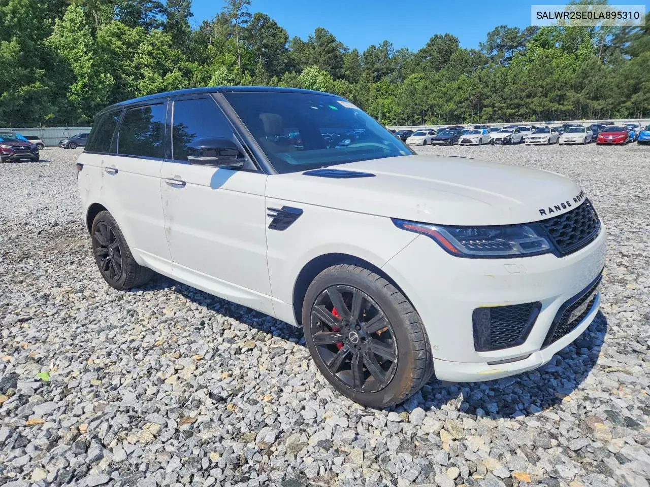 2020 Land Rover Range Rover Sport P525 Hse VIN: SALWR2SE0LA895310 Lot: 55734116