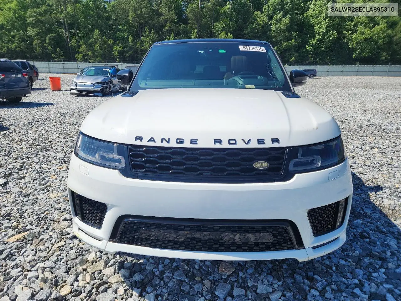 2020 Land Rover Range Rover Sport P525 Hse VIN: SALWR2SE0LA895310 Lot: 55734116