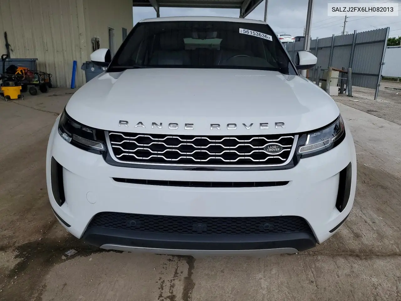 2020 Land Rover Range Rover Evoque S VIN: SALZJ2FX6LH082013 Lot: 56153636
