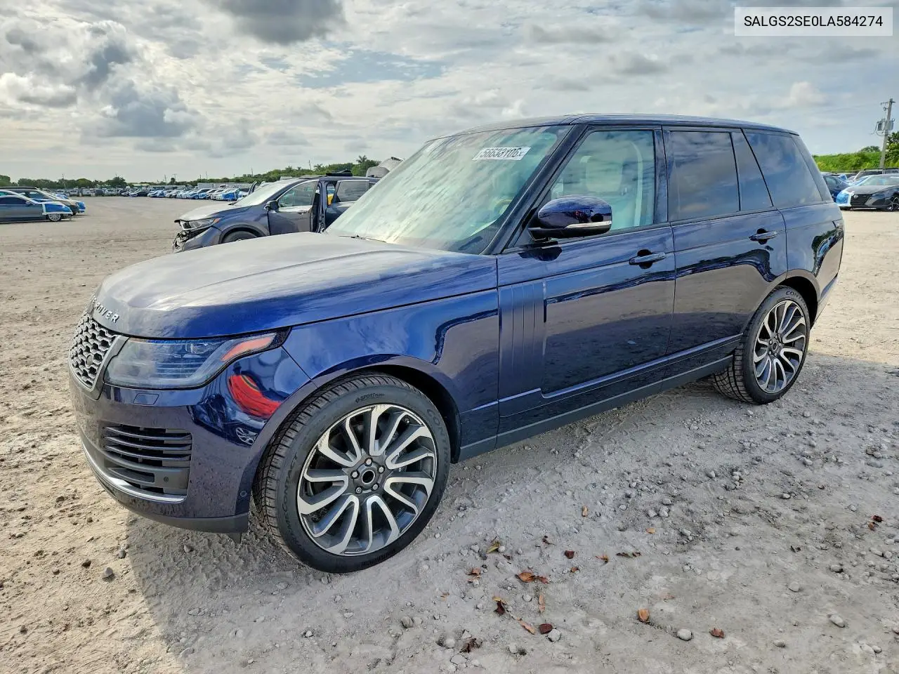 2020 Land Rover Range Rover P525 Hse VIN: SALGS2SE0LA584274 Lot: 56633106