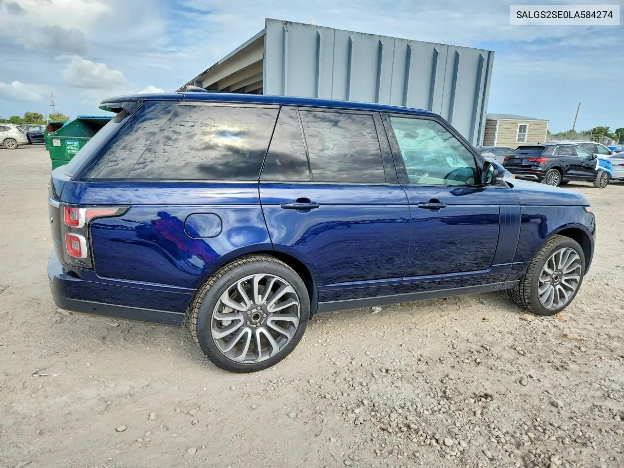 2020 Land Rover Range Rover P525 Hse VIN: SALGS2SE0LA584274 Lot: 56633106