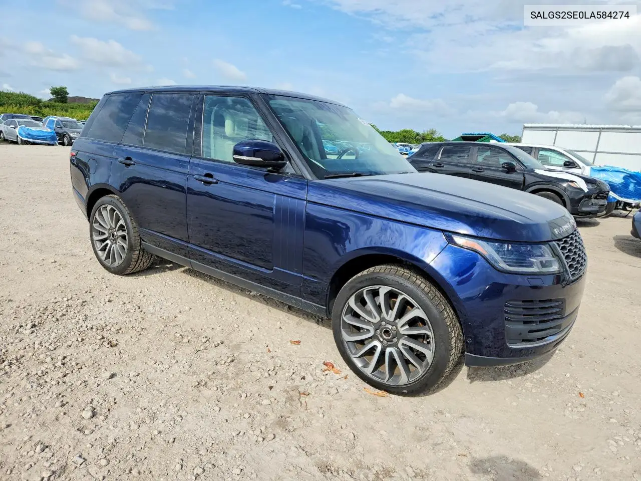 2020 Land Rover Range Rover P525 Hse VIN: SALGS2SE0LA584274 Lot: 56633106