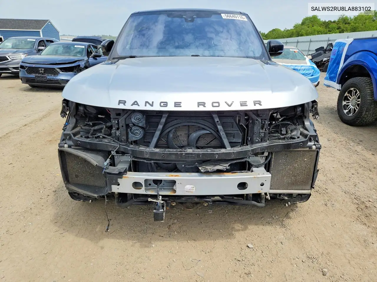 2020 Land Rover Range Rover Sport Hst VIN: SALWS2RU8LA883102 Lot: 56640116