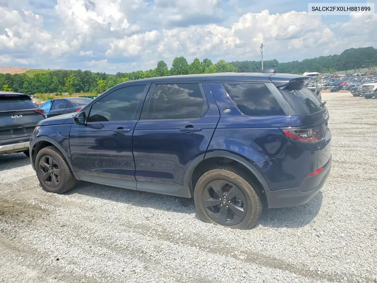 2020 Land Rover Discovery Sport VIN: SALCK2FX0LH881899 Lot: 57122986