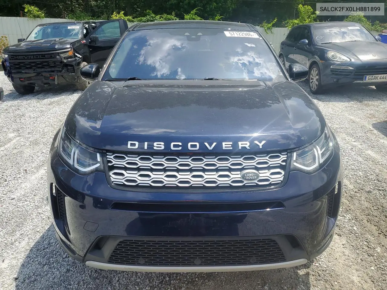2020 Land Rover Discovery Sport VIN: SALCK2FX0LH881899 Lot: 57122986