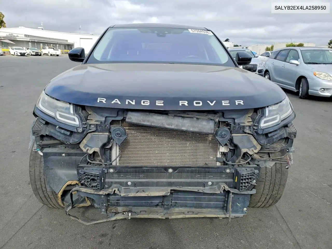 2020 Land Rover Range Rover Velar S VIN: SALYB2EX4LA258950 Lot: 57594936