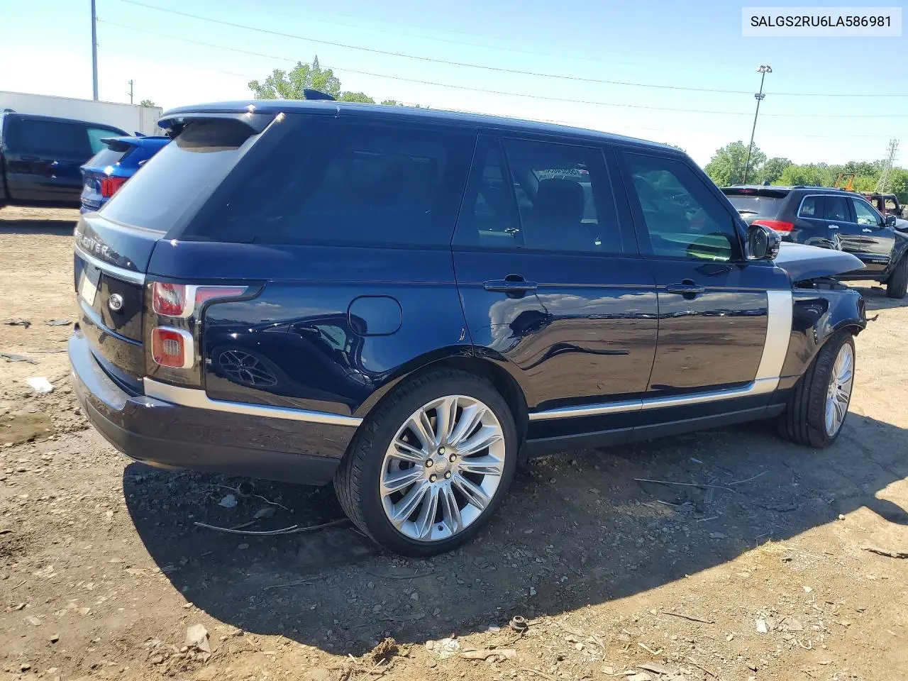 2020 Land Rover Range Rover Hse VIN: SALGS2RU6LA586981 Lot: 58524656