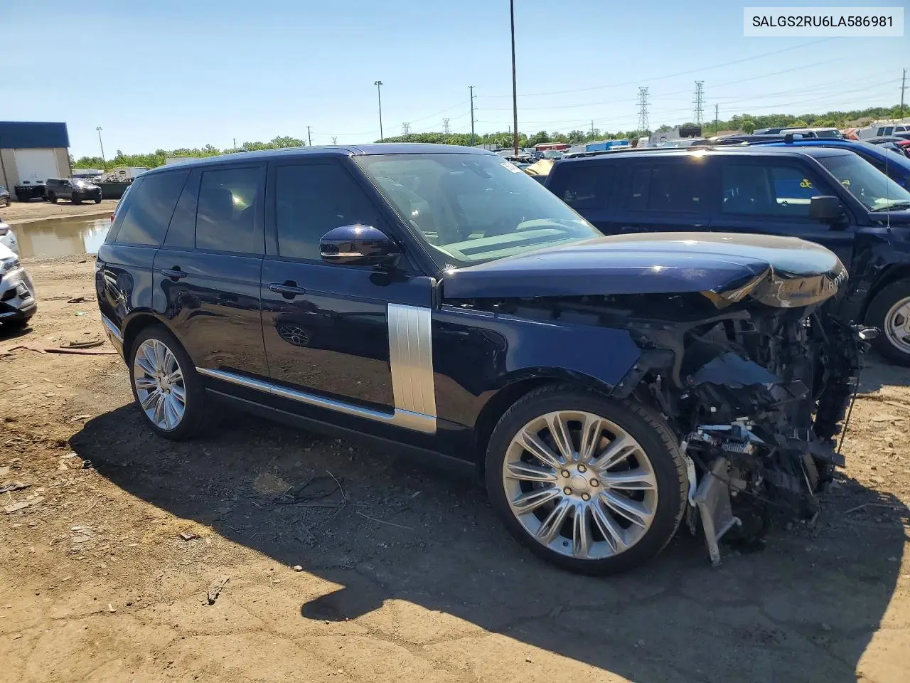 2020 Land Rover Range Rover Hse VIN: SALGS2RU6LA586981 Lot: 58524656