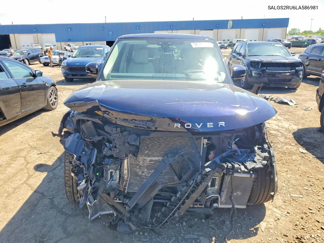 2020 Land Rover Range Rover Hse VIN: SALGS2RU6LA586981 Lot: 58524656