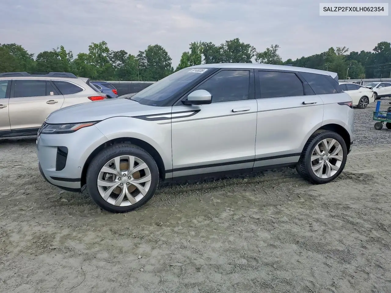 2020 Land Rover Range Rover Evoque Se VIN: SALZP2FX0LH062354 Lot: 59148036