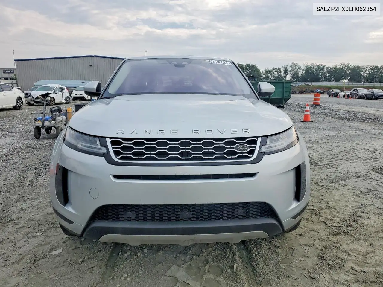 2020 Land Rover Range Rover Evoque Se VIN: SALZP2FX0LH062354 Lot: 59148036