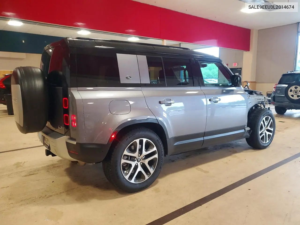 2020 Land Rover Defender 110 Hse VIN: SALE9EEU3L2014674 Lot: 59313926
