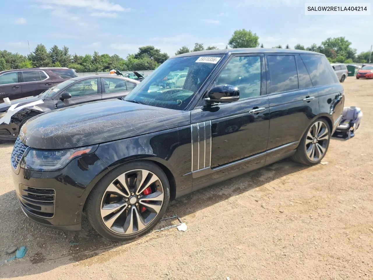 2020 Land Rover Range Rover Sv Autobiography Dynamic VIN: SALGW2RE1LA404214 Lot: 59370356