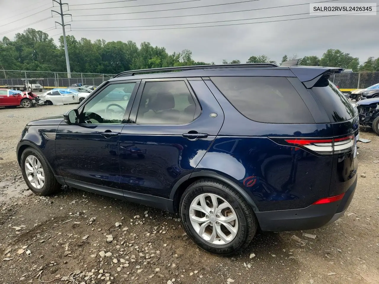 2020 Land Rover Discovery Se VIN: SALRG2RV5L2426345 Lot: 59608846