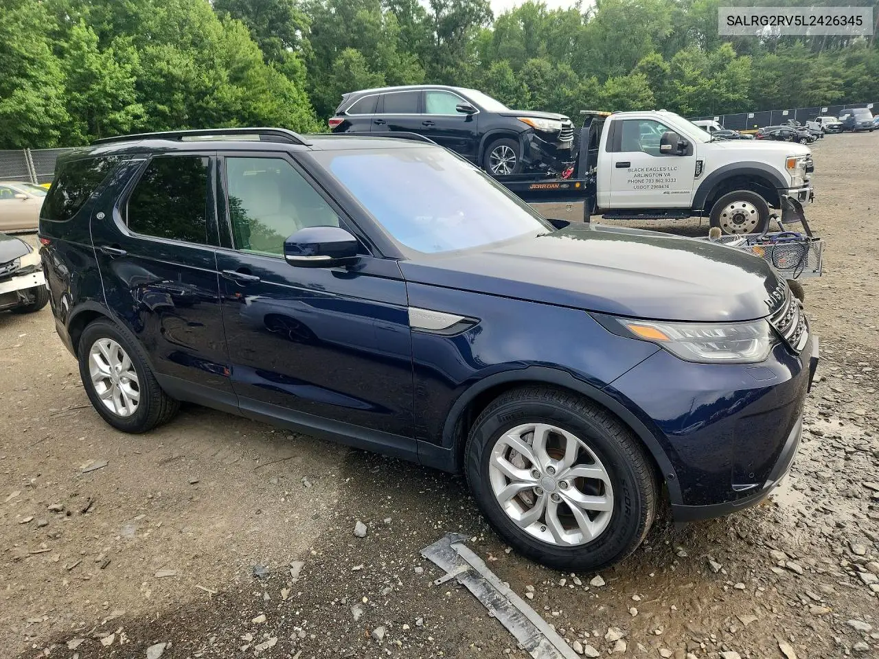 2020 Land Rover Discovery Se VIN: SALRG2RV5L2426345 Lot: 59608846
