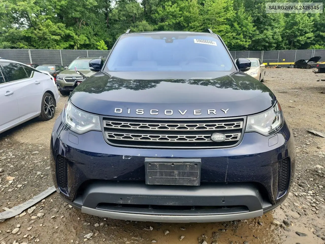 2020 Land Rover Discovery Se VIN: SALRG2RV5L2426345 Lot: 59608846