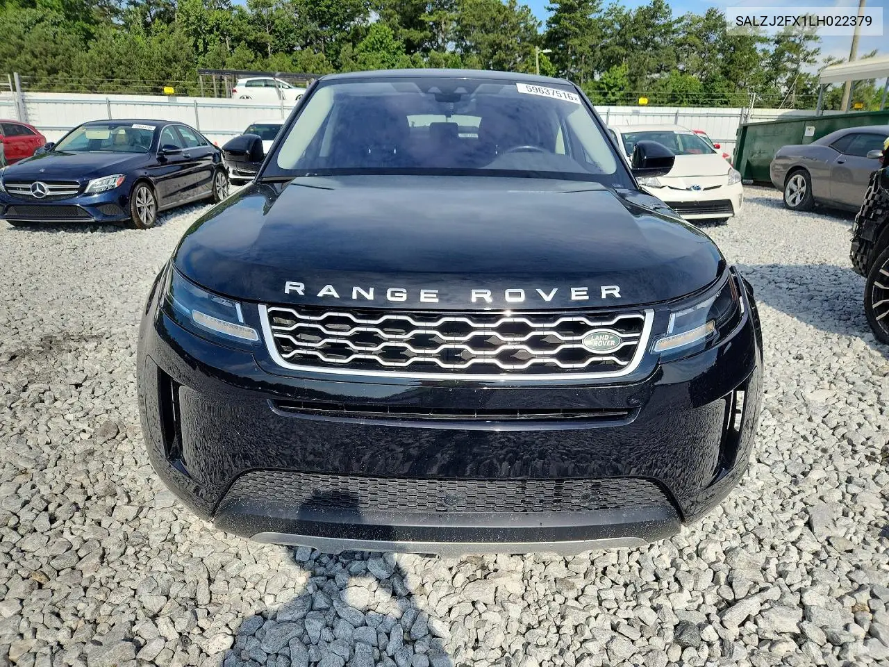2020 Land Rover Range Rover Evoque S VIN: SALZJ2FX1LH022379 Lot: 59637516