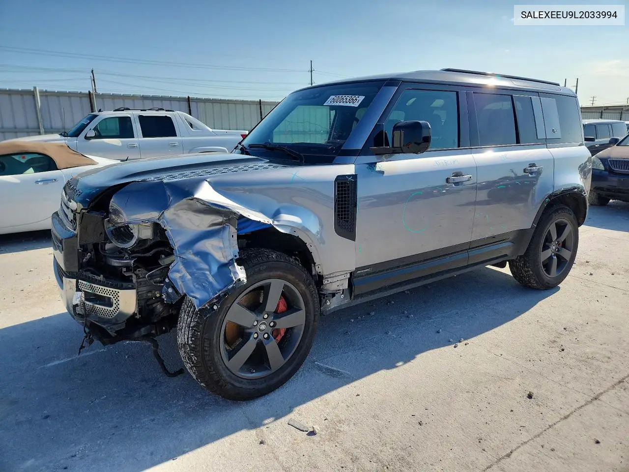 2020 Land Rover 110 VIN: SALEXEEU9L2033994 Lot: 60065366