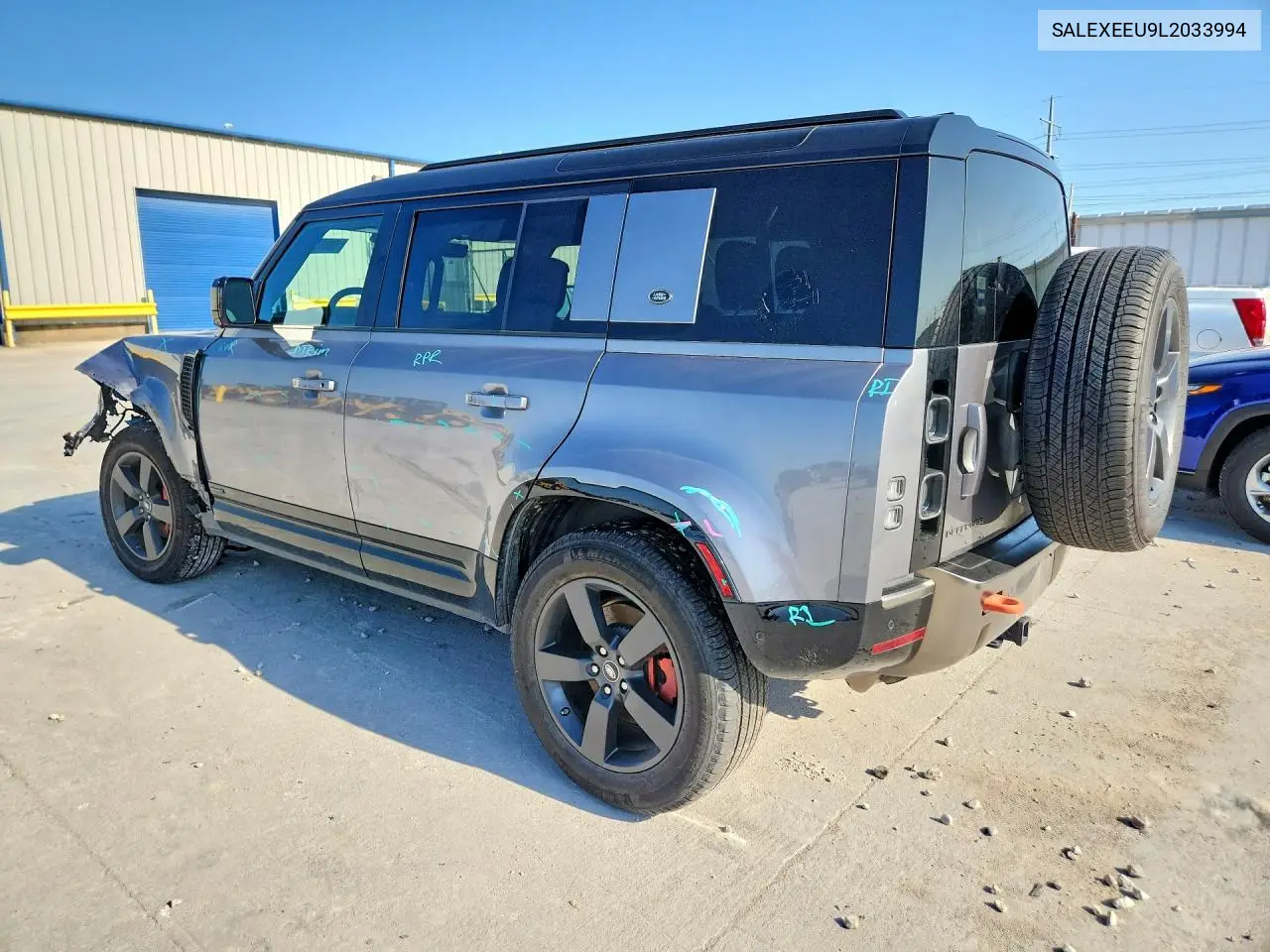 2020 Land Rover 110 VIN: SALEXEEU9L2033994 Lot: 60065366