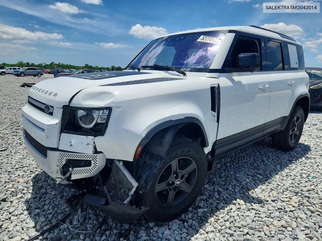 2021 Land Rover Defender 110 VIN: SALEK7RX5M2042014 Lot: 52777126