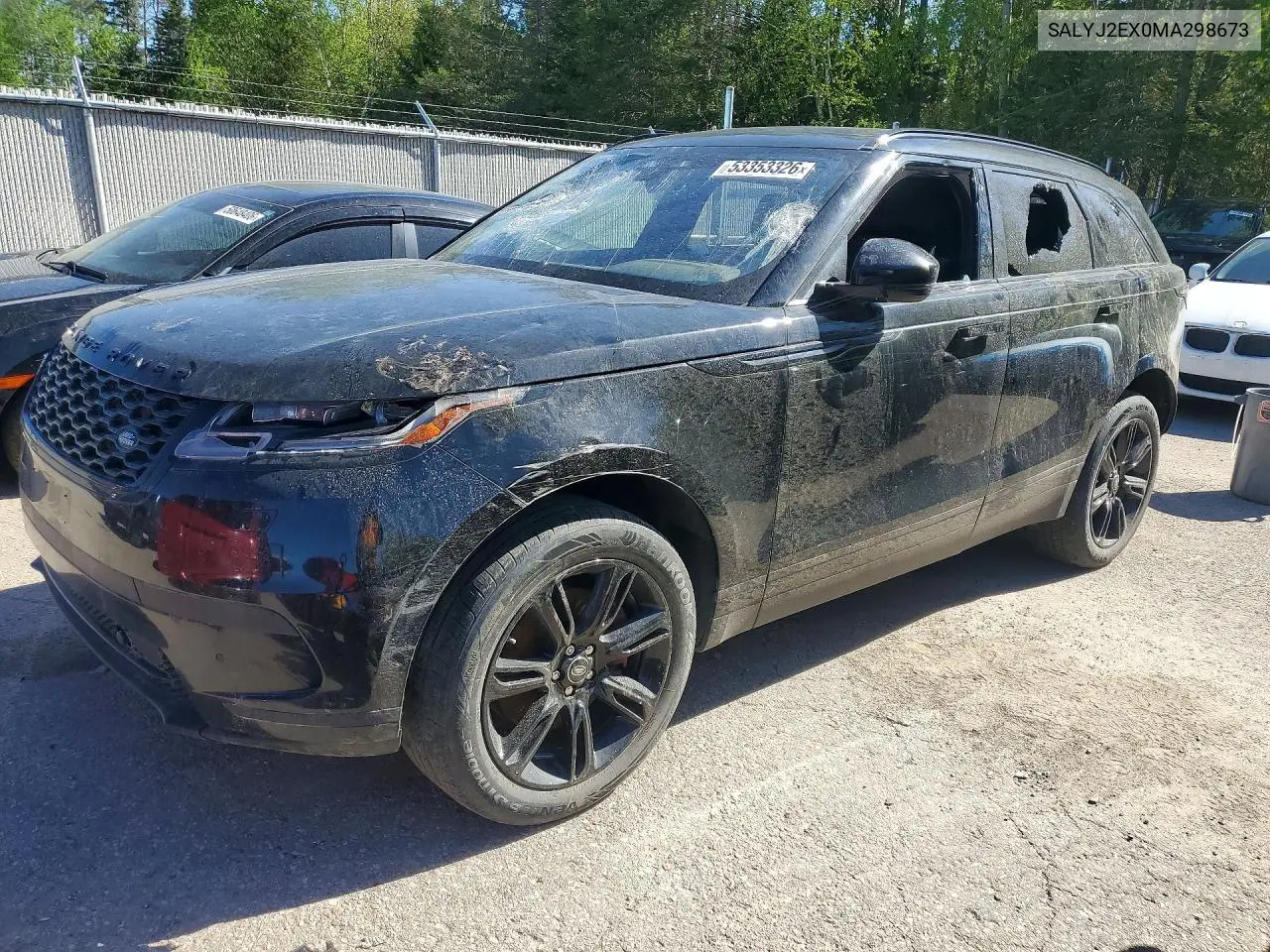 2021 Land Rover Range Rover Velar S VIN: SALYJ2EX0MA298673 Lot: 53353326