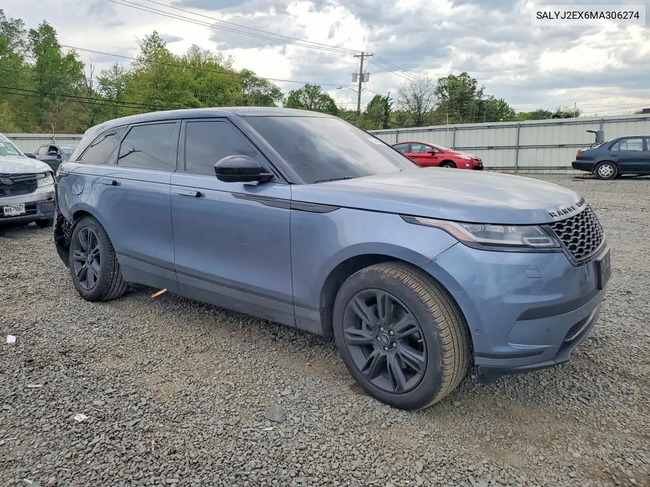 2021 Land Rover Range Rover Velar S VIN: SALYJ2EX6MA306274 Lot: 53458566