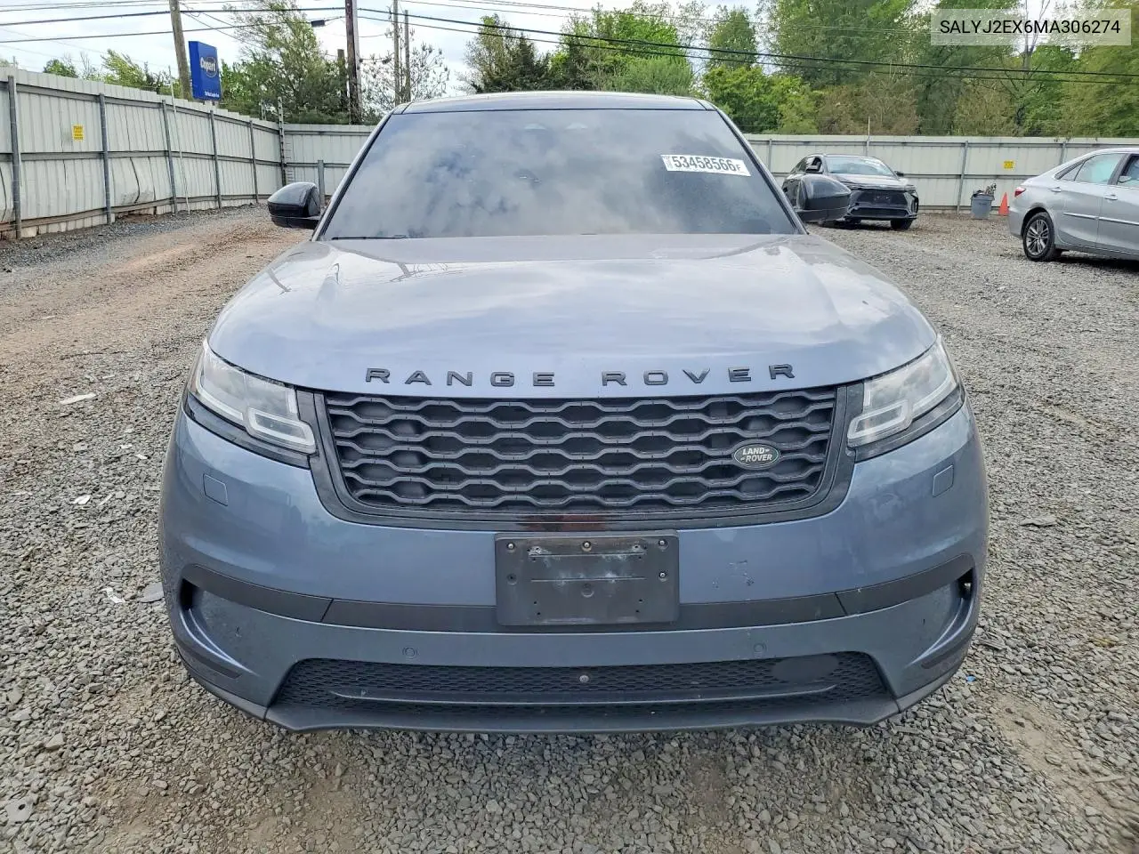 2021 Land Rover Range Rover Velar S VIN: SALYJ2EX6MA306274 Lot: 53458566