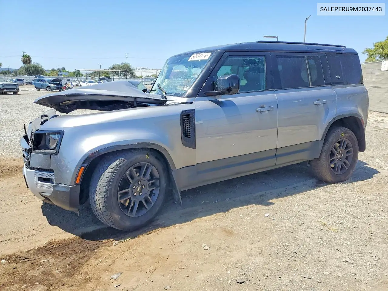2021 Land Rover Defender 110 Se VIN: SALEPERU9M2037443 Lot: 56634176