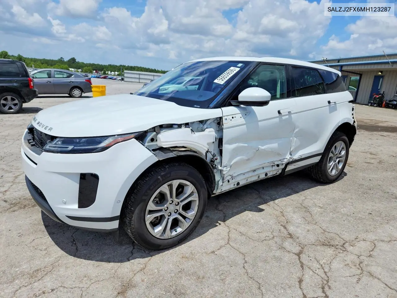 2021 Land Rover Range Rover Evoque S VIN: SALZJ2FX6MH123287 Lot: 56659696