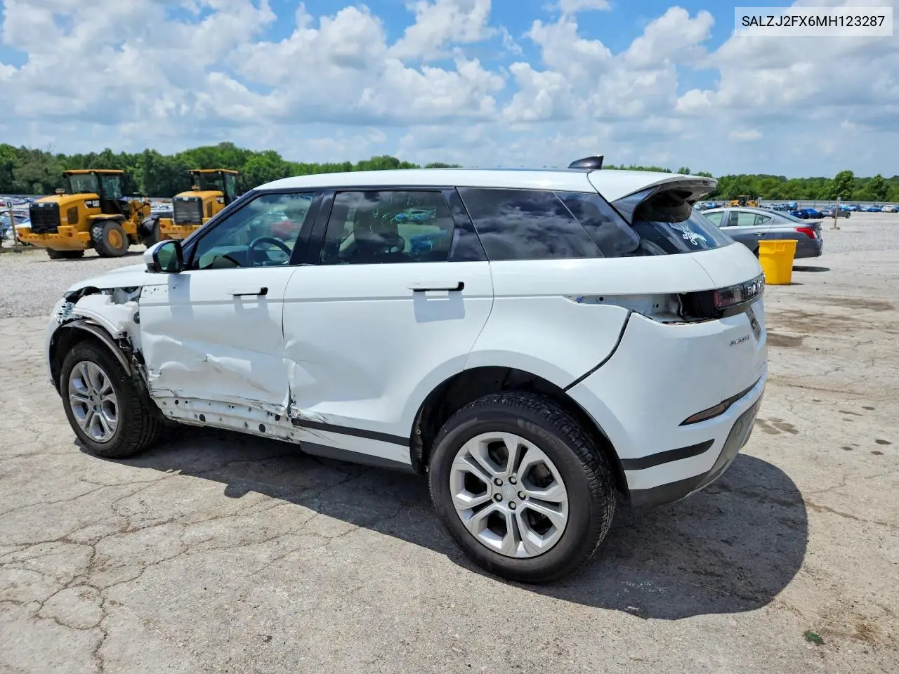 2021 Land Rover Range Rover Evoque S VIN: SALZJ2FX6MH123287 Lot: 56659696