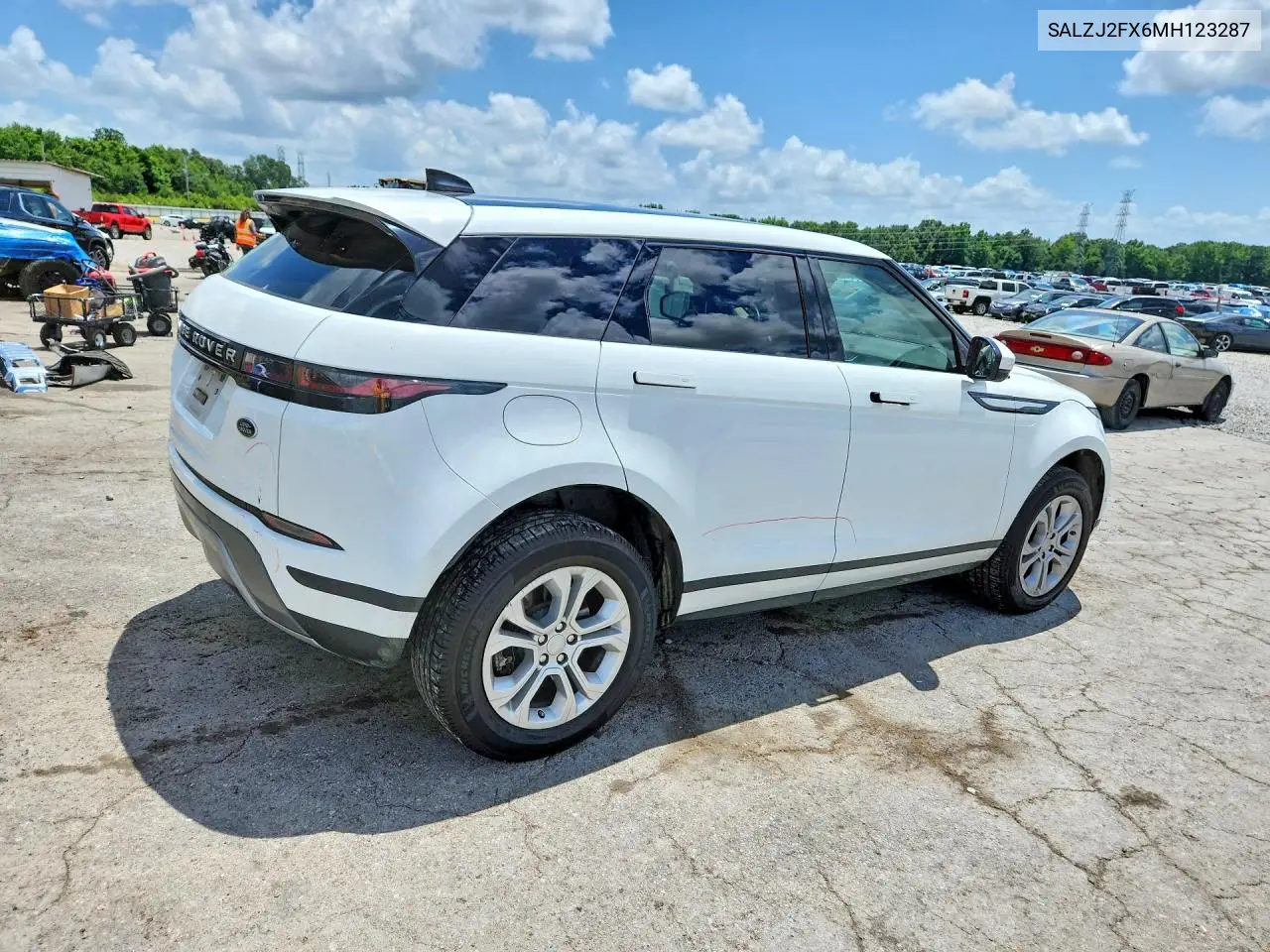 2021 Land Rover Range Rover Evoque S VIN: SALZJ2FX6MH123287 Lot: 56659696