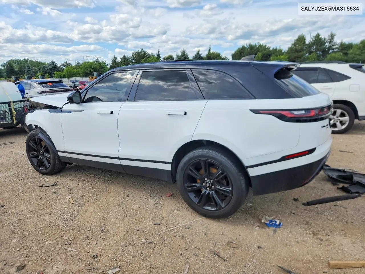 2021 Land Rover Range Rover Velar S VIN: SALYJ2EX5MA316634 Lot: 56818556