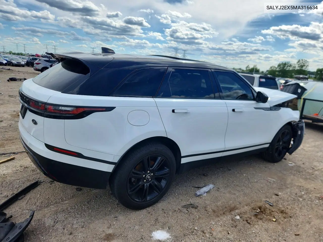 2021 Land Rover Range Rover Velar S VIN: SALYJ2EX5MA316634 Lot: 56818556