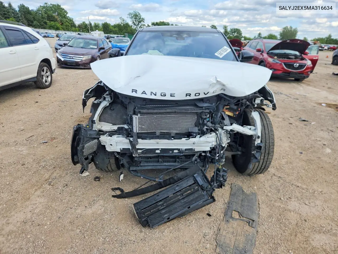 2021 Land Rover Range Rover Velar S VIN: SALYJ2EX5MA316634 Lot: 56818556